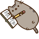 Pusheen and Pencil