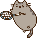 Pusheen Badminton