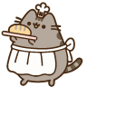 Pusheen Baking Bread