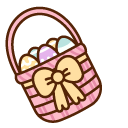 Pusheen Bunny and Easter Basket