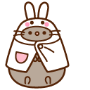 Pusheen Bunny and Easter Basket