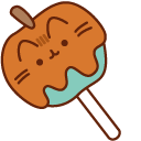 Pusheen Caramel Apple and Orange Drink