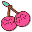 Pusheen Cherry and Apple
