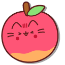 Pusheen Cherry and Apple