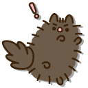 Pusheen Confused Pip and a Vacuum Cleaner