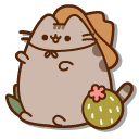 Pusheen Cowboy and a Banjo