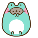 Pusheen Enchanted Frog and Mushroom