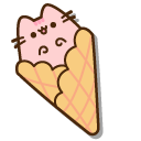 Pusheen Ice Cream and Strawberry Shortcake
