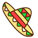 Pusheen in Mexican Hat