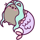Pusheen Mermaid and Shell