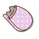 Pusheen Napping under a Blanket