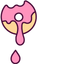 Pusheen Vampurr with Donut
