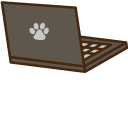 Pusheen with a Laptop