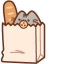 Pusheen with Bread