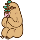 Sloth and Plant