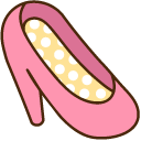 Stormy and Pink Shoe