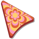 Trippy Infinite Flower Retro Pattern