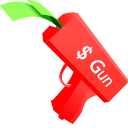 Roblox BIG Paintball Money Gun and Helmet