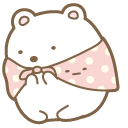 Cute Sumikko Gurashi Shirokuma and Furoshiki