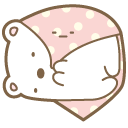 Cute Sumikko Gurashi Shirokuma and Furoshiki