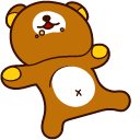 Rilakkuma Eating Cookie