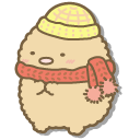 San-X Ebifurai No Shippo and Tonkatsu in Scarves