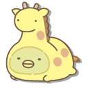 San-X Penguin and Shirokuma in Giraffe and Lion Costumes