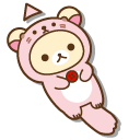 San-X Rilakkuma and Korilakkuma in Otter Costumes