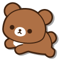 San-X Rilakkuma Chairoikoguma with Fish