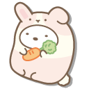 San-X Shirokuma and Penguin in Rabbit Costumes