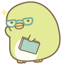 San-X Sumikko Gurashi Penguin with a Book