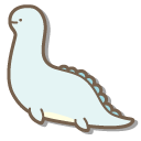 San-X Tokage with a Dino Plush Toy