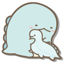 San-X Tokage with a Dino Plush Toy