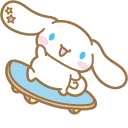 Cinnamoroll and Skateboard
