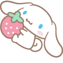 Sanrio Cinnamoroll in a Strawberry Hat