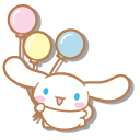 Sanrio Cinnamoroll with Colorful Balloons