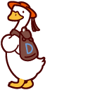 Sanrio Duckadoo and Straw Hat