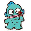 Sanrio Hangyodon and Sayuri with Lollipops