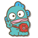 Sanrio Hangyodon with Bow Tie and Sayuri Bag