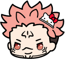 Sanrio × Jujutsu Kaisen Hello Kitty and Sukuna