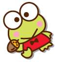 Sanrio Keroppi with a Basket of Acorns