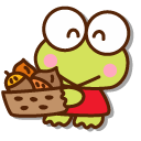 Sanrio Keroppi with a Basket of Acorns