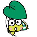 Sanrio Keroppi with Leaf