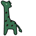 Sanrio Kirin Green Giraffe