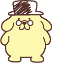 Sanrio Papa Pompompurin and a Top Hat
