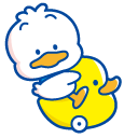 Sanrio Pekkle with Duckling Toy