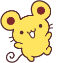 Scone the Mouse with Pink Flower