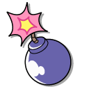 Sega Bomberman Pretty Bomber and a Bomb