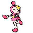 Sega Bomberman Pretty Bomber and a Bomb