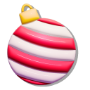 Simple 3D Christmas Ball and Christmas Stocking